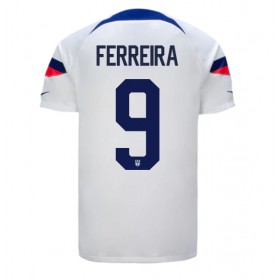 Herren Fußballbekleidung Vereinigte Staaten Jesus Ferreira #9 Heimtrikot WM 2022 Kurzarm